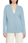 Vince Weekend Cardigan Sweater In Blue