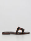 Tod's Flat Sandals  Woman Color Black