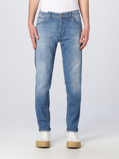 Pt Torino Jeans  Men Color Blue In Stone Washed