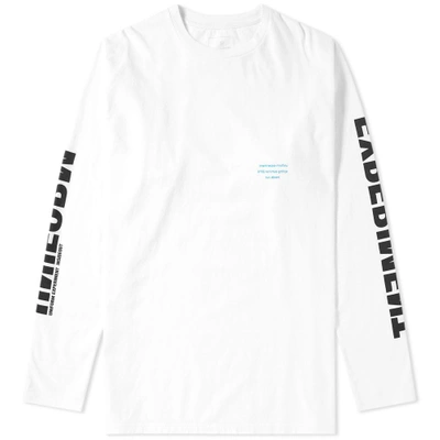 Uniform Experiment Long Sleeve Big Tee In White
