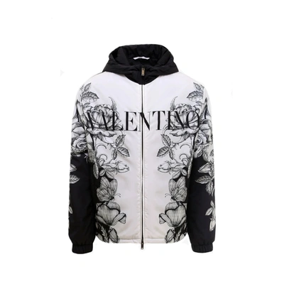Valentino Dark Blooming Windbreaker Jacket In Black | ModeSens Valentino Dark Blooming Windbreaker Jacket In Black | ModeSens