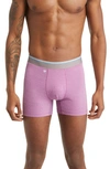 Mack Weldon Airknitx Performance Boxer Briefs In Grape Jam