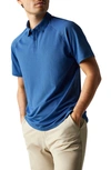 Rhone Men's Delta Piqué Short-sleeve Polo In Blue Quartz