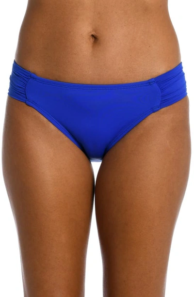 La Blanca Island Goddess Hipster Bikini Bottoms In Sapphire