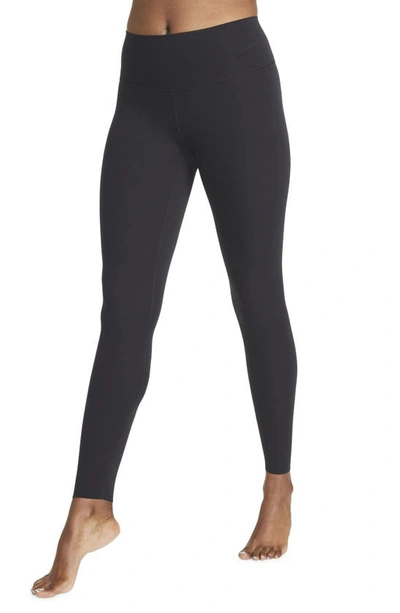 Nike Women's Zenvy Gentle-support Mid-rise Full-length Leggings In Black
