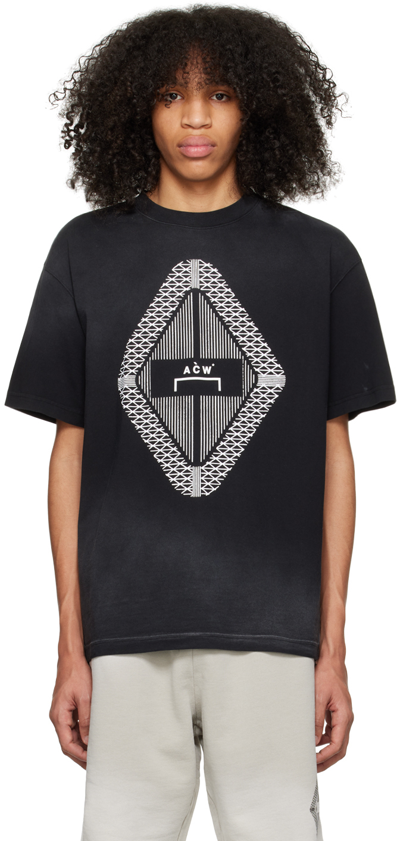 A-cold-wall* Gradient T-shirt In Black