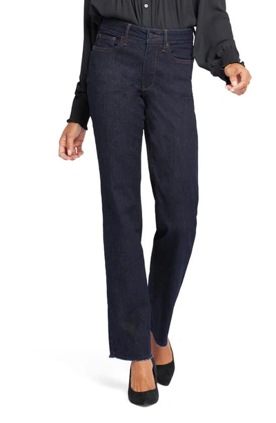 Nydj Cool Embrace® Frayed Relaxed Straight Leg Jeans In Magical