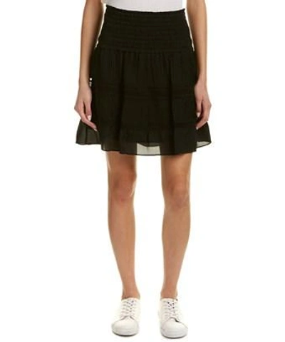 A.l.c Misha Silk Mini Skirt In Black