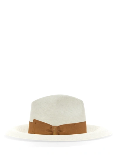 Borsalino Sophie Panama Fine Hat In White