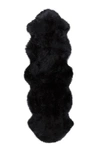 Natural New Zealand Genuine Sheepskin Rug In Black