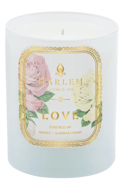 Harlem Candle Co. Love Luxury Candle In White Tones