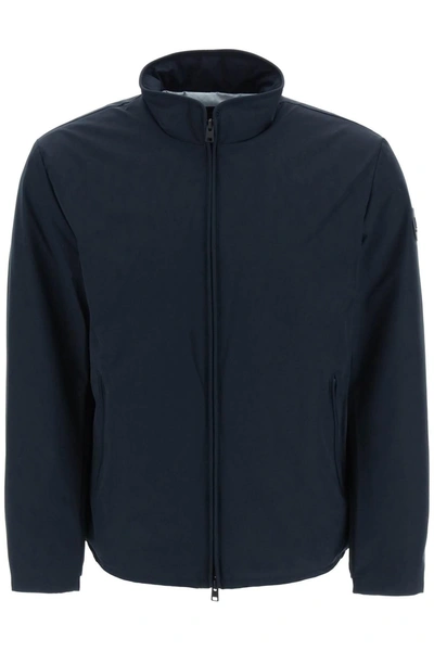 Woolrich Padded Sailing Bomber In Blue