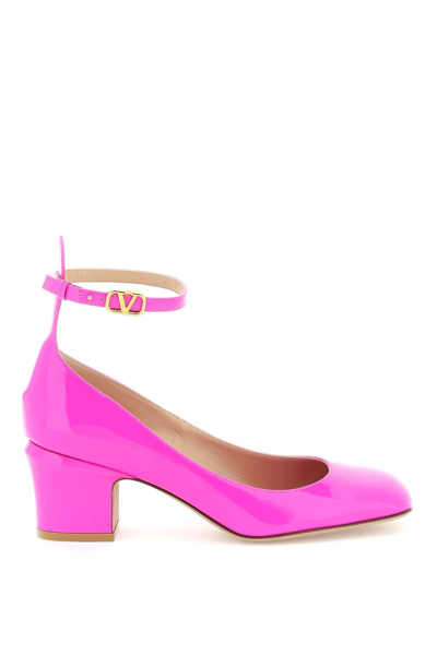 Valentino Garavani Pink Pp Tan-go Pumps In Multicolor