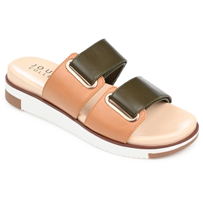 Journee Collection Collection Women's Ashanti Sandal In Green