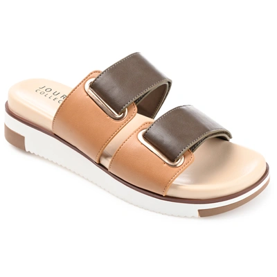 Journee Collection Collection Women's Ashanti Sandal In Beige