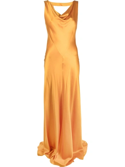 Alberta Ferretti Dresses In Orange