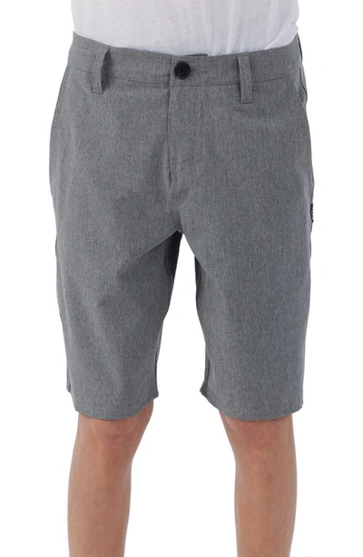 O'neill Kids' Reserve Heather Hyperfreak Hybrid Shorts In Grey