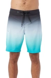 O'neill Hyperfreak Heat Fade Board Shorts In Bluebird