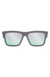 Dior 56mm Rectangular Sunglasses In Grey Green
