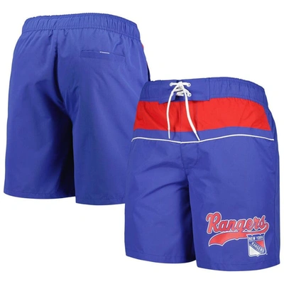 Starter Blue New York Rangers Freestyle Volley Swim Shorts