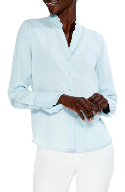Nic + Zoe Femme Denim Button-up Shirt In Multi