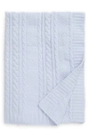 Nordstrom Baby Cable Knit Blanket In Blue Feather