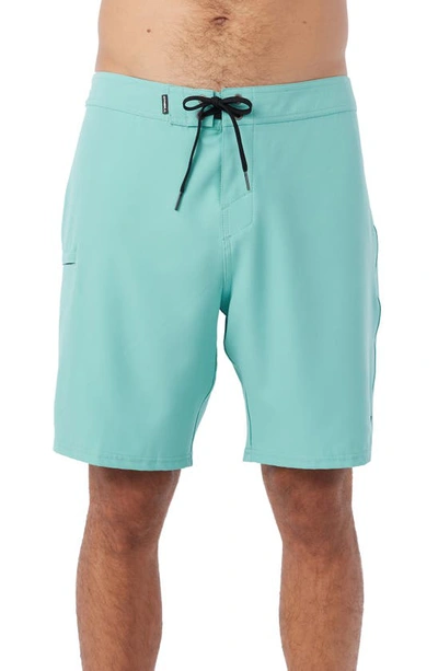 O'neill Hyperfreak Heat Solid Board Shorts In Turquoise