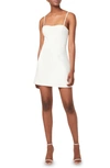 French Connection Whisper Sweetheart Neck Minidress In 13-summer White