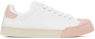 Marni Leather Trainers In White