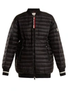 Moncler Charoite Quilted Down Jacket In Black