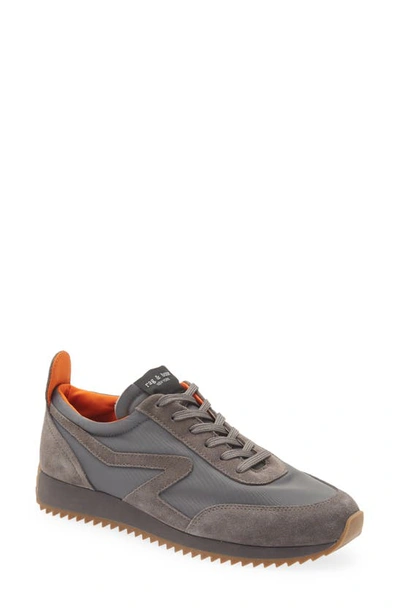 Rag & Bone Retro Runner Trainer In Dkgrey