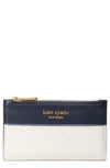 Kate Spade Morgan Colorblock Saffiano Leather Bifold Wallet In Cream Multi