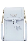 Kate Spade Knott North & South Phone Crossbody Bag In Watercolor Blue
