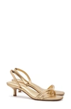 Larroude Mini Annie Sandal In Gold