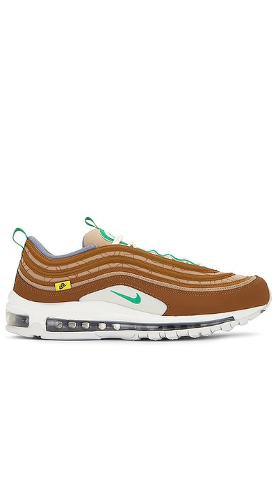 Nike Air Max 97 Se "moving Company" Sneakers In Hemp/stadium Green