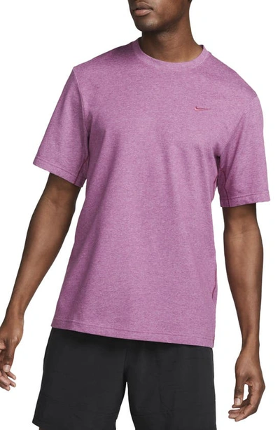 Nike Men's Primary Dri-fit Short-sleeve Versatile Top In Red