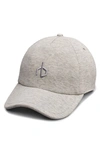 Rag & Bone Women's Aron Embroidered Baseball Hat In Heather Grey