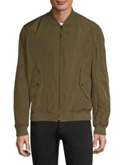 Sanyo Manchester Bomber Jacket In Moss