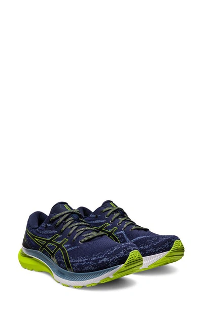 Asics Men's Gel-kayano 29 Running Sneakers From Finish Line In Midnight/lime Z