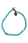 Mikia Bead Bracelet In Turquoise
