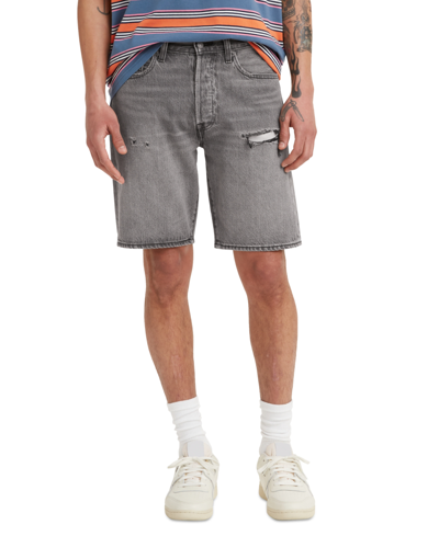 Levi's Men's 501 Original Hemmed Stretch 9" Jean Shorts In A Look Back