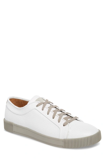 Michael Bastian Lyons Low Top Sneaker In White Leather