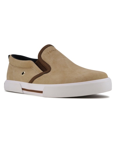 Nautica Big Boys Akeley Casual Shoes In Tan Chocolate Pop