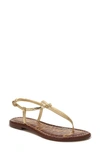 Sam Edelman Women's Gigi T Strap Slingback Sandals In Amber