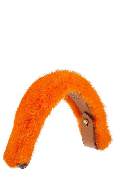 小物 Anya Hindmarch Real fur Anya Hindmarch Smiley Shearling And Fur Flat Slides Size EU