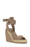 Vince Camuto Women's Bendsen Wedge Espadrille Sandals In Tortilla Suede