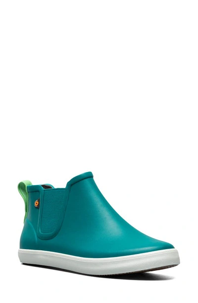 Bogs Kicker Chelsea Waterproof Rain Boot In Dark Turquoise
