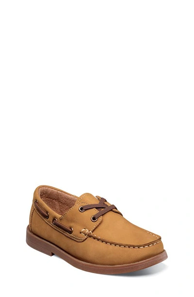 Florsheim Kids' Croquet Boat Shoe In Tan