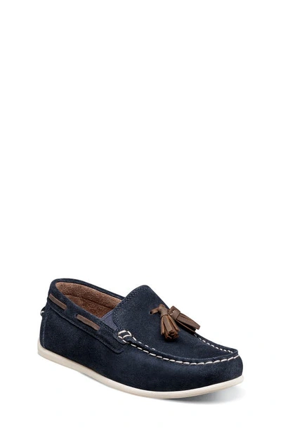 Florsheim Kids' Jasper Tassel Loafer In Navy