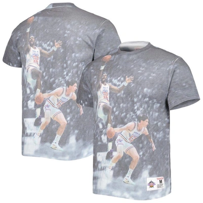 Mitchell & Ness Men's  Utah Jazz Above The Rim Graphic T-shirt In White